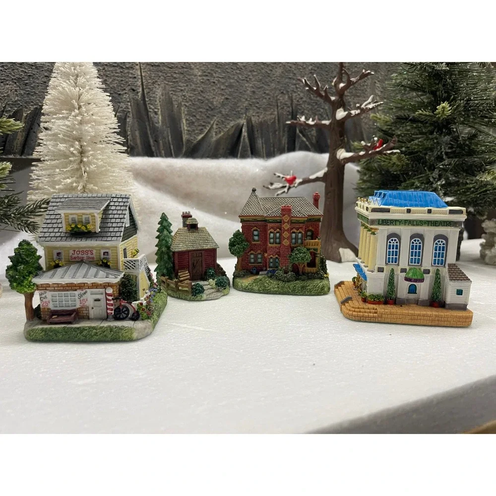 Liberty Falls Boxed Set AH208 Theatre AH206 Barber Shop, AH209 Sinclair, AH206b
